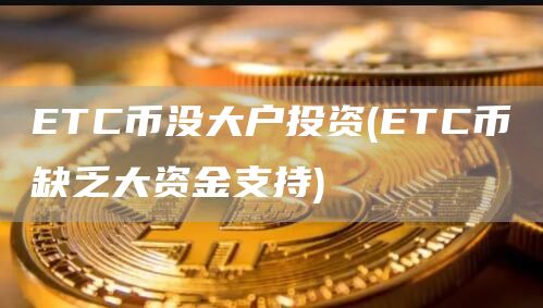 TC币没大户投资 - TC币缺乏大资金支持
